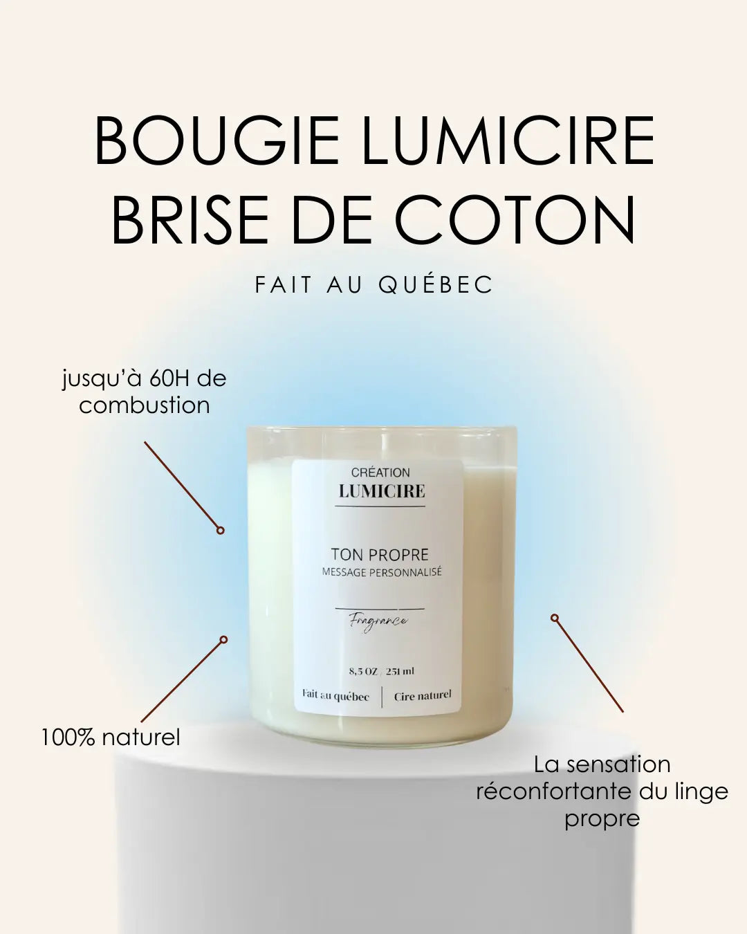 Brise de coton Lumicire