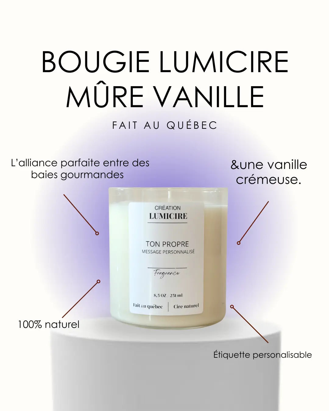 Mûre Vanille Lumicire