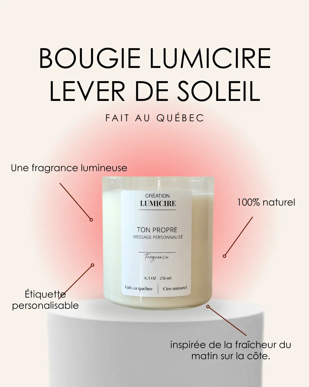 Lever de soleil Lumicire